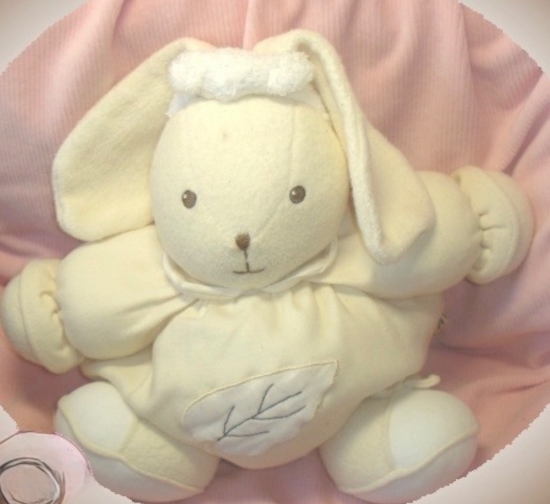 Lapin boule kaloo feuille de vigne