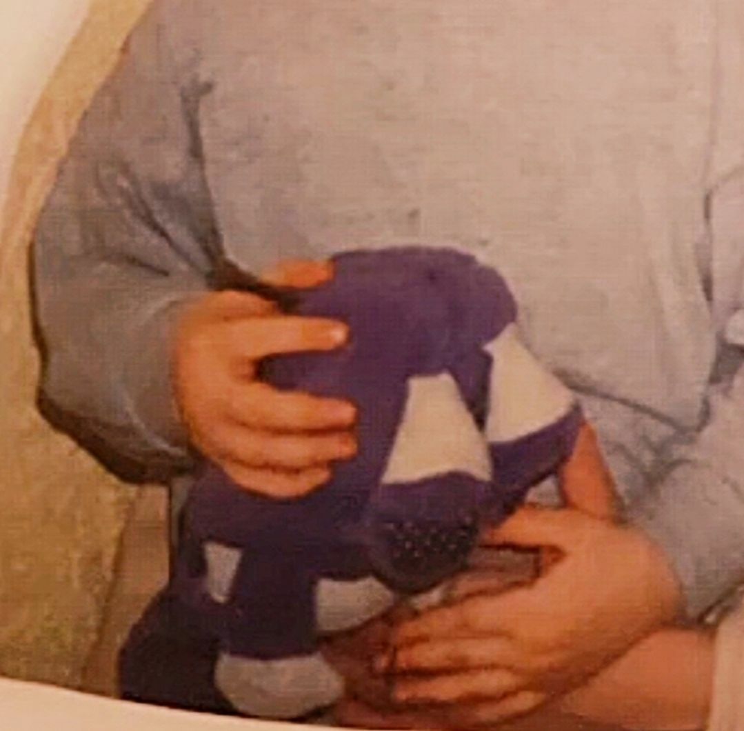 Suche meine Musikalische Maus mit Lila kleid und Zipfelmütze