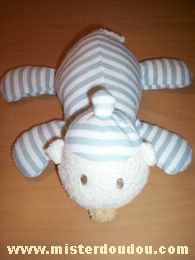 Chien Rayé gris blanc Kiabi baby
