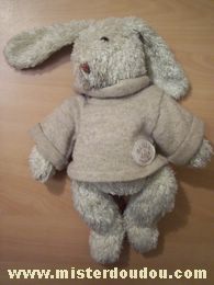 Lapin Beige pull beige Moulin roty