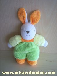 Lapin Vert jaune orange blanc Takinou