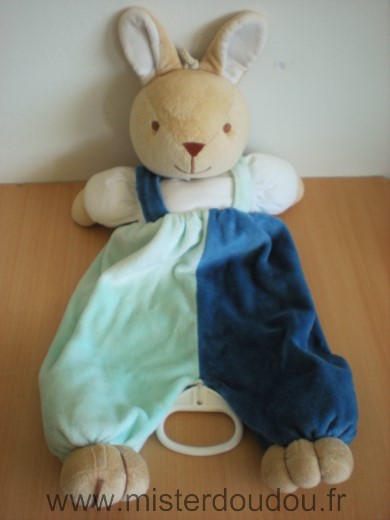 Lapin Blanc bleu vert Tex