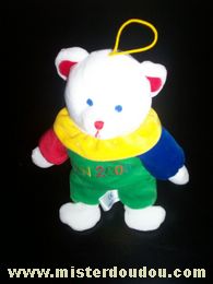 Ours Vert jaune bleu rouge blanc Gipsy