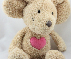 Doudou Souris Lillebi beige