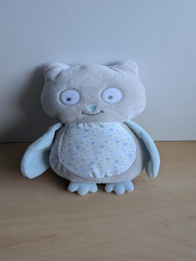 Hibou Gris bleu etoiles Arthur et lola
