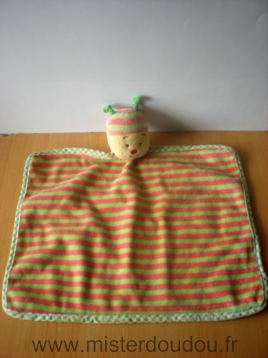 Noukie s Abeille Raye vert rose - Bon état
