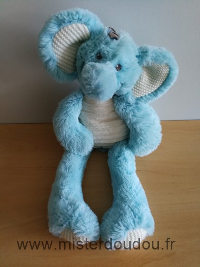 Tex Eléphant Bleu blanc - Très bon état