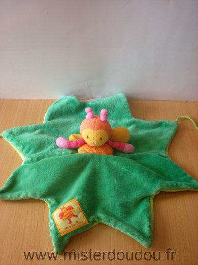 Moulin roty Abeille Louna vert orange - Très bon état