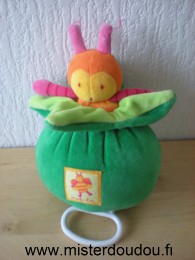 Moulin roty Abeille Vert orange rose jaune - Très bon état