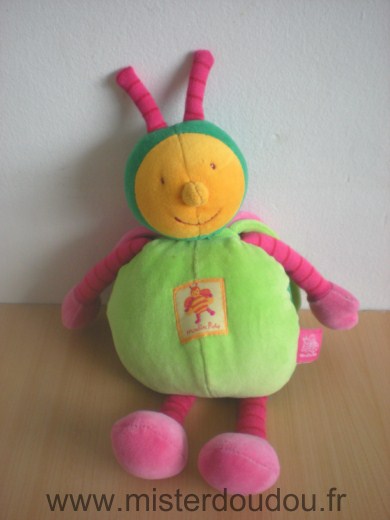 Moulin roty Abeille Vert rose - Très bon état