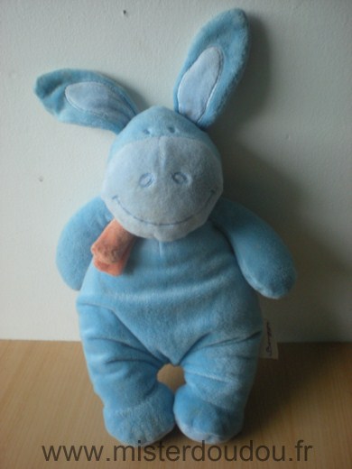 Ane Bleu echarpe orange Bengy