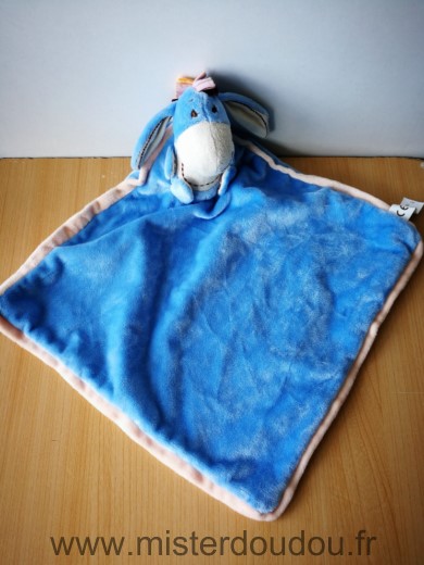 Disney Ane Bourriquet bleu bordure beige nicotoy - Très bon état