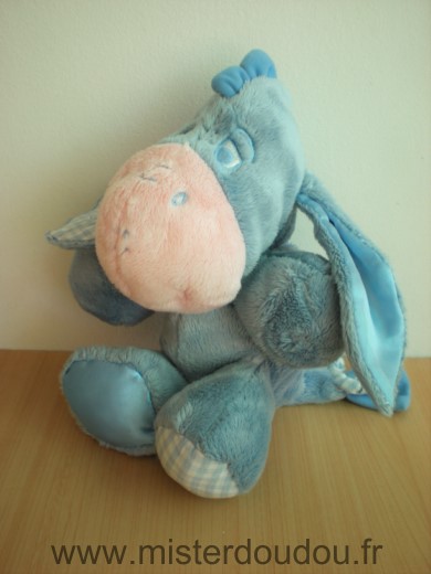 Disney Ane Bourriquet bleu rose vichy bleu satin - Très bon état