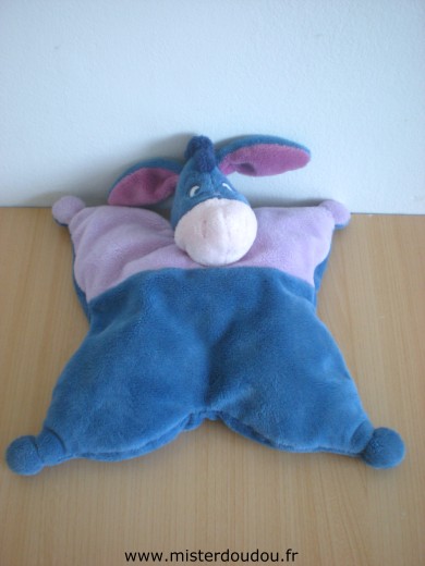 Disney Ane Bourriquet semi plat bleu mauve - Très bon état