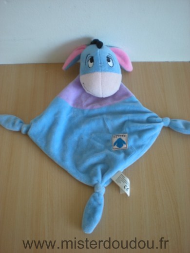 Eeyore Ane Bourriquet disney nicotoy bleu mauve rose - Très bon état