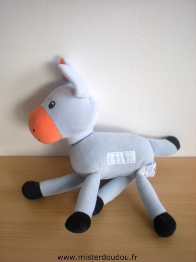 Ane Bleu orange Nounours