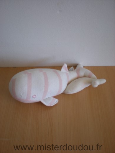 Baleine Rose blanc le phare Tco
