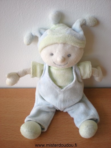Jollybaby Bonhomme Bleu vert blanc - Très bon état