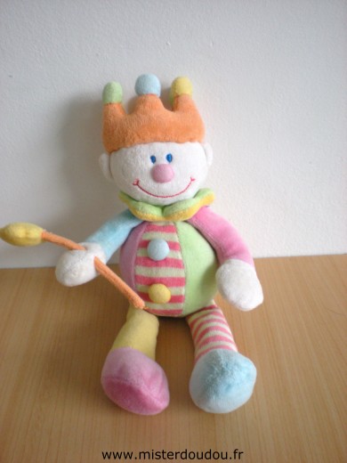 Jollybaby Bonhomme Roi multicolore - Très bon état