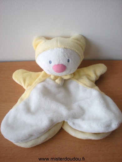 Bonhomme Blanc jaune Kiabi baby