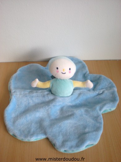 Moulin roty Bonhomme Dim dam doum bleu - Très bon état