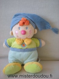 Lutin Bleu vert jaune Nicotoy