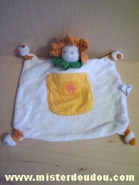Weleda Bonhomme Blanc poche jaune col vert - Très bon état