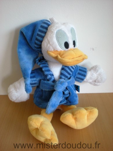 Disney Canard Donald bonnet peignoir bleu - Très bon état