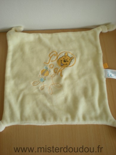 Carre Jaune winnie pooh abeille Disney