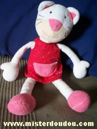 Baby sun Chat Ecru-rose - Très bon état