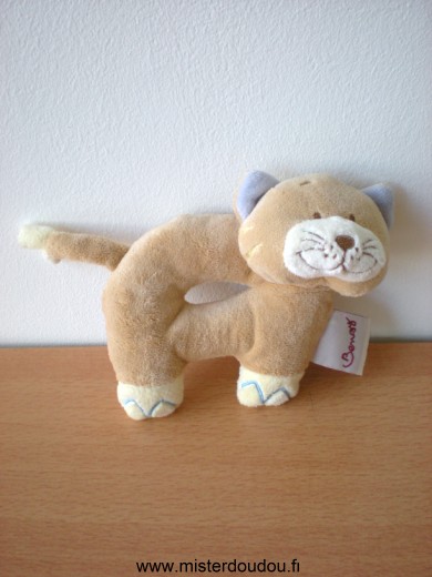 Chat Beige jaune mauve Bengy