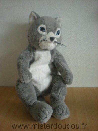 Chat Gris blanc Ikéa