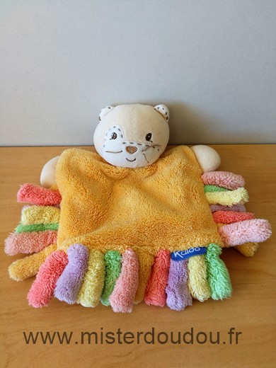 Chat Orange franges multicolores Kaloo