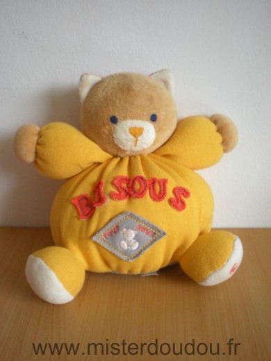 Kaloo Chat Jaune bisous - Très bon état