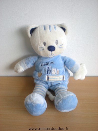 Kiabi baby Chat Bleu blanc - Très bon état