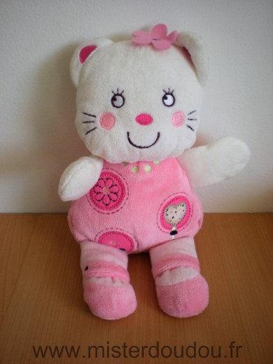 Nicotoy Chat Rose blanc - Très bon état
