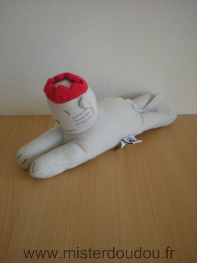 Petit bateau Chat Chat roi gris - Très bon état