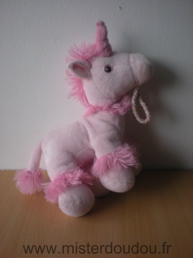 Gipsy Cheval Licorne rose - Très bon état