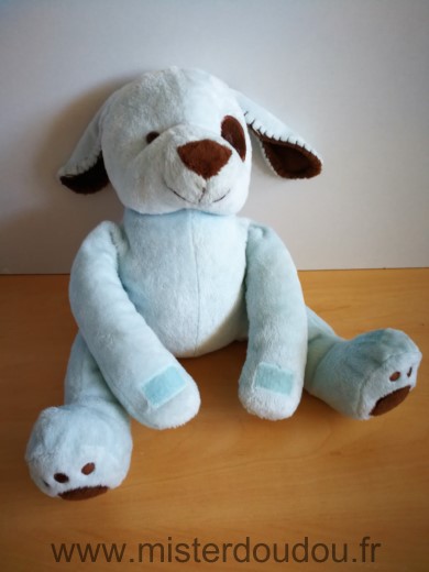3 suisses Chien Bleu coccard marron scratch aux pattes - Bon état