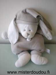 Chien Gris blanc abc Anna club plush