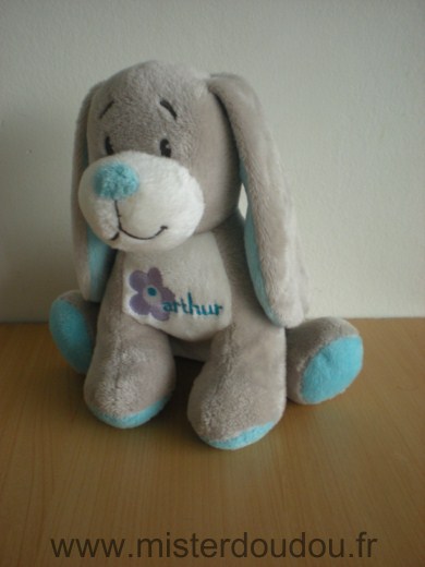 Arthur et lola Chien Arthur bleu gris - Très bon état