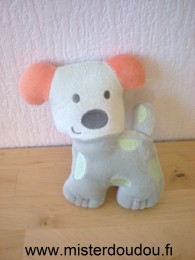 Auchan Chien Bleu vert orange - Très bon état