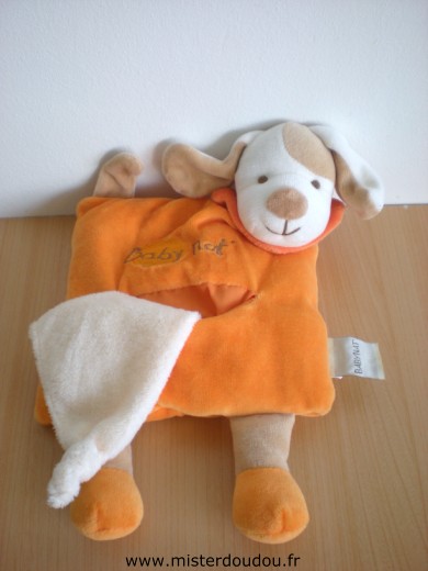 Baby nat Chien Orange mouchoir blanc - Très bon état
