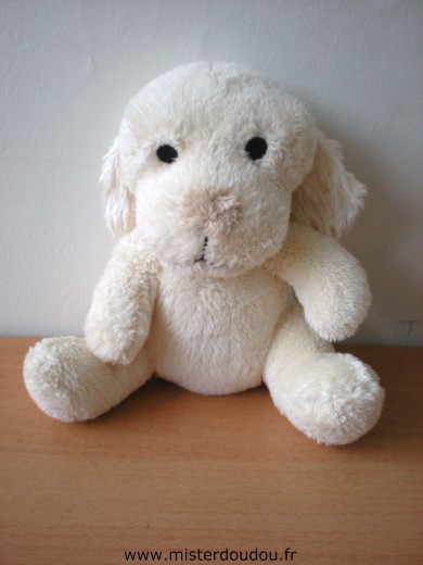 Chien Ecru nez beige Bébisol
