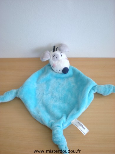 Carré blanc Chien Bleu - Très bon état