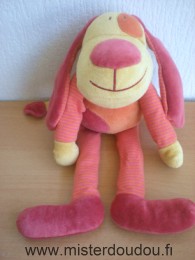 Catimini Chien Beige orange rouge - Etat moyen