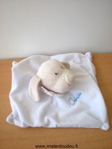 Cherubin Chien Blanc beige cherubin - Etat moyen