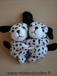 Chien Noir blanc dalmatien Cmp