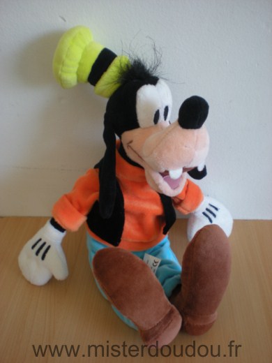 Disney Chien Dingo original disney store ecusson sur gilet noir - Très bon état
