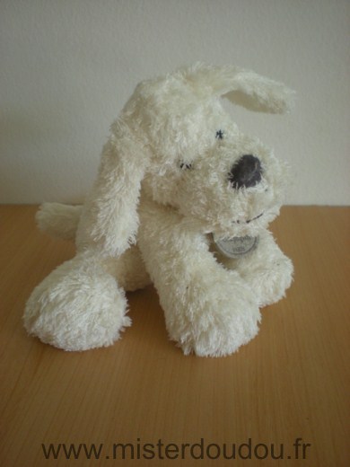 Doudou et compagnie Chien Blanc - Très bon état